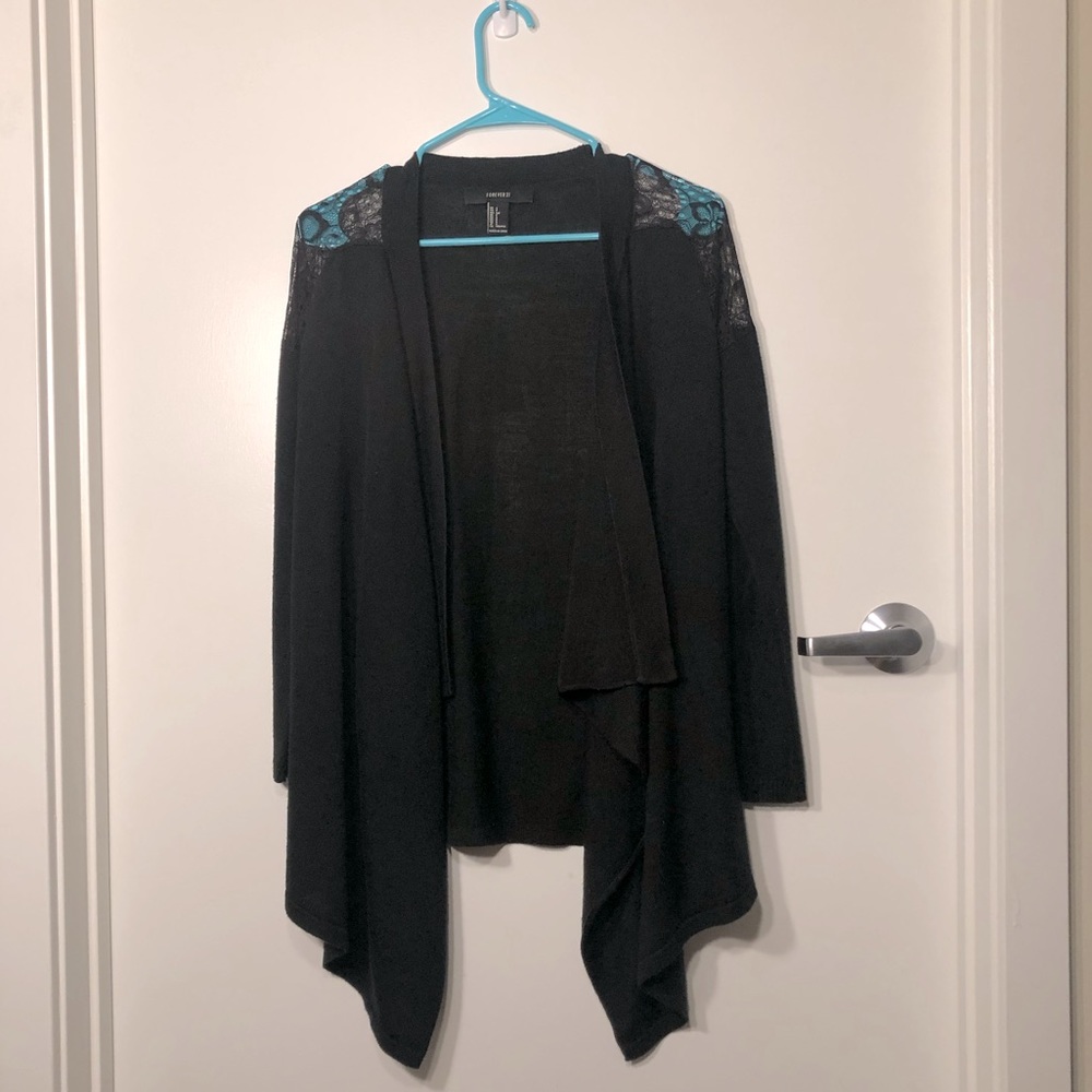 🔥Forever 21 Open Front Drape Cardigan